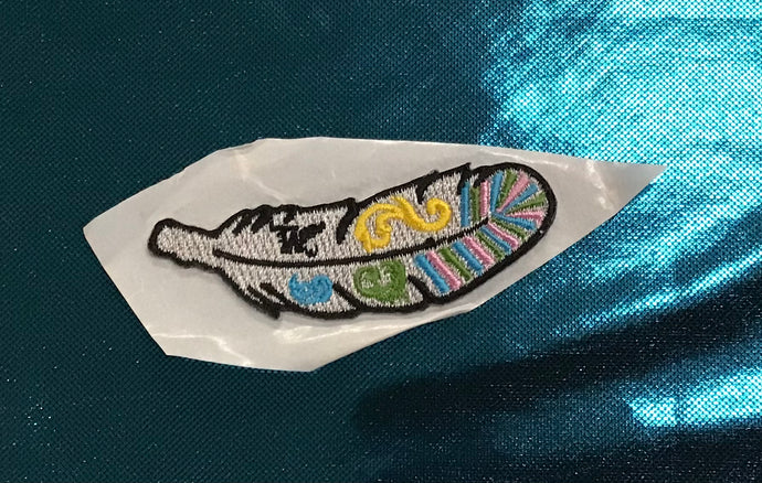 WW Grey Feather Little Patch