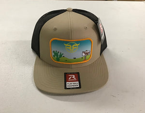 Four Hats - Tan/Black and Brown/Tan Hats