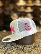 Load image into Gallery viewer, StarchBoyz White Hat- Pink Lettering