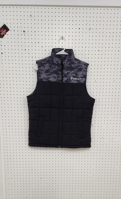 Ariat Crius Ins Vest - Black/Digi Camo