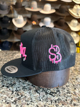 Load image into Gallery viewer, Starchboyz Black Hat- Pink Lettering