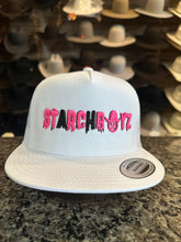 Load image into Gallery viewer, Starchboyz White Hat- Pink Lettering