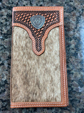 Load image into Gallery viewer, ARIAT BASKETWEAVE NATURAL COWHIDE HAIR