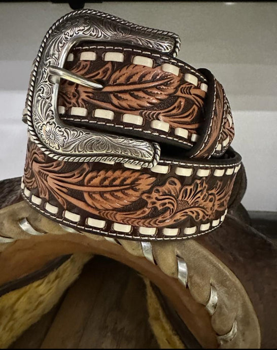 Ariat Guía de flores Belt