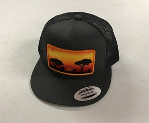 Five Hats - Grey/ Black