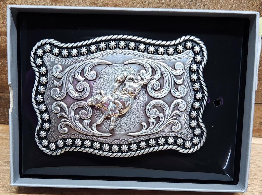 Nocona Reparo Buckle - Silver