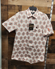 Load image into Gallery viewer, TR Orange Diamond Men&#39;s Shirt - White/Orange