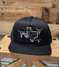 Load image into Gallery viewer, Three Skulls - Black/Black