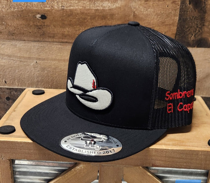Sombreros El Caporal - Black/Black