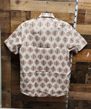 Load image into Gallery viewer, TR Orange Diamond Men&#39;s Shirt - White/Orange