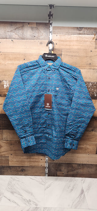 Ariat Braylen Clssc Ls Shirt - Estate Blue