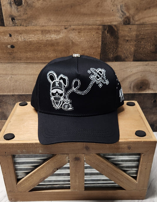 Kas Diamond Cap - Black/Black