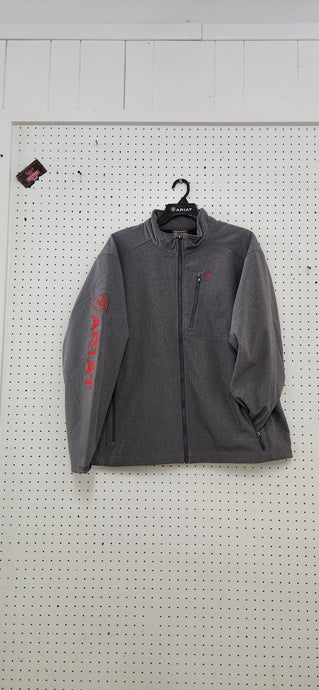 Ariat Logo 2.0 Softshell Jacket Men's - Charcoal/Red