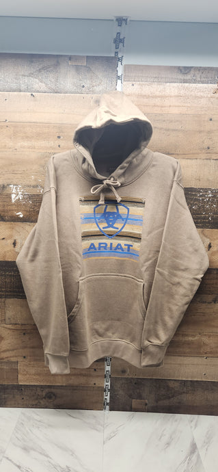 Ariat Serape Block Swtshrt Men's - Brindle Heather