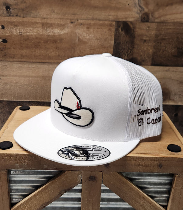 Sombrero El Caporal - White/White