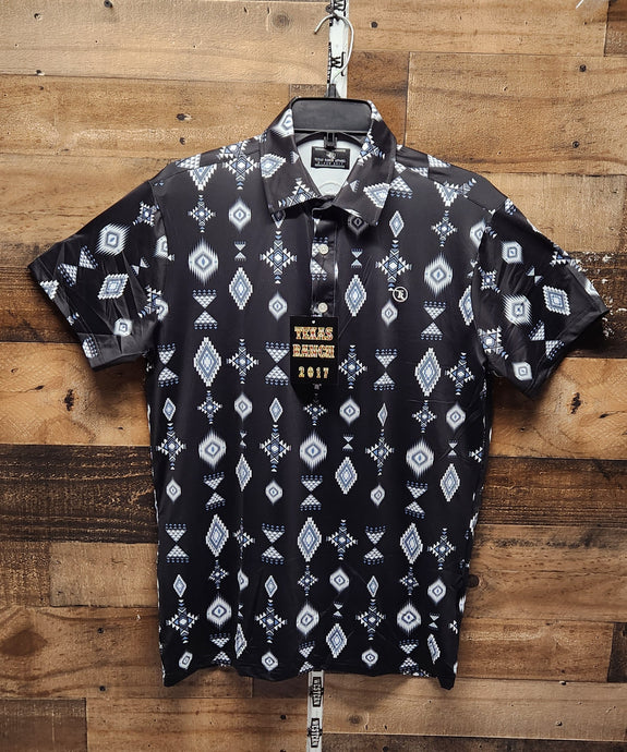 TR Steve Polo Shirt Men's - Black/White