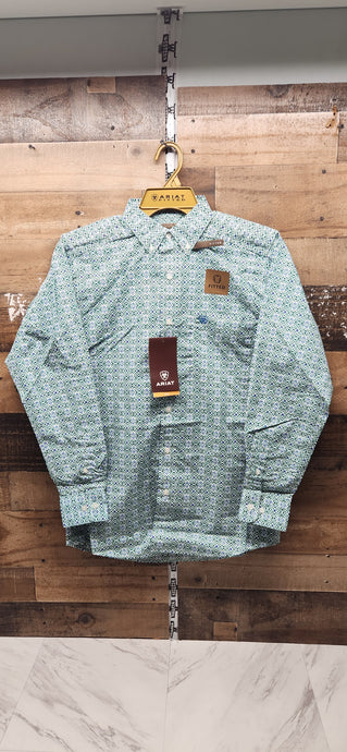Ariat Berwick Ftd Ls Shirt - White