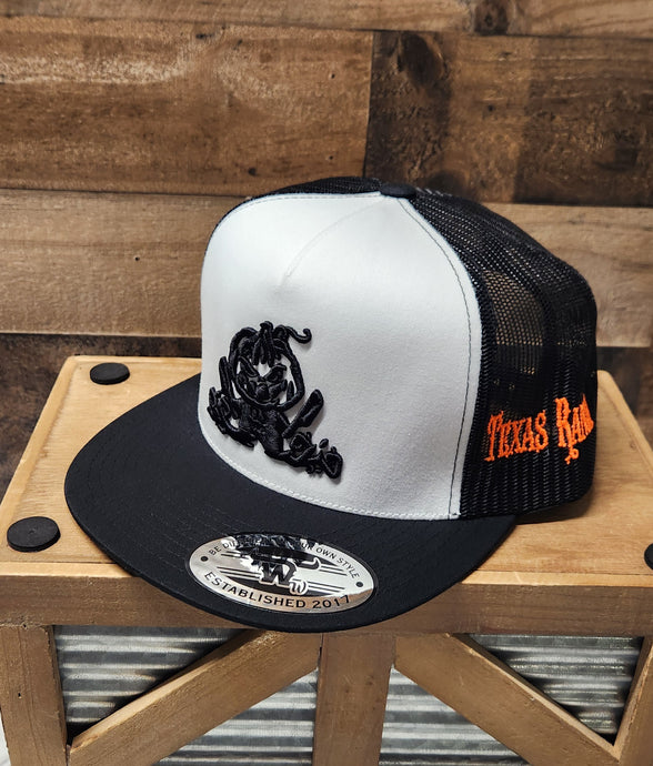 Texas Ranch Pumpkin - Black/White/Black
