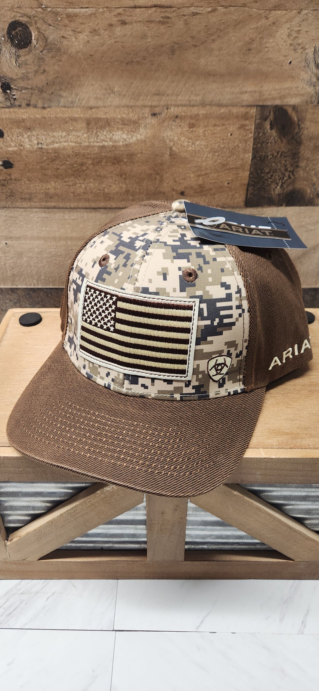 Soldier Cap - Brown/camouflage/Brown