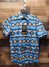 Load image into Gallery viewer, Texas Ranch Shirt Men&#39;s - Blue
