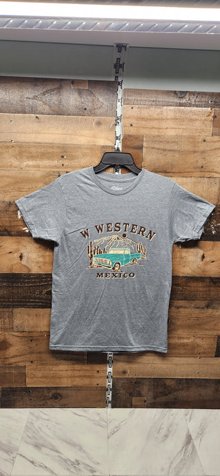 W Western Mexico Unisex Shirt - Grey