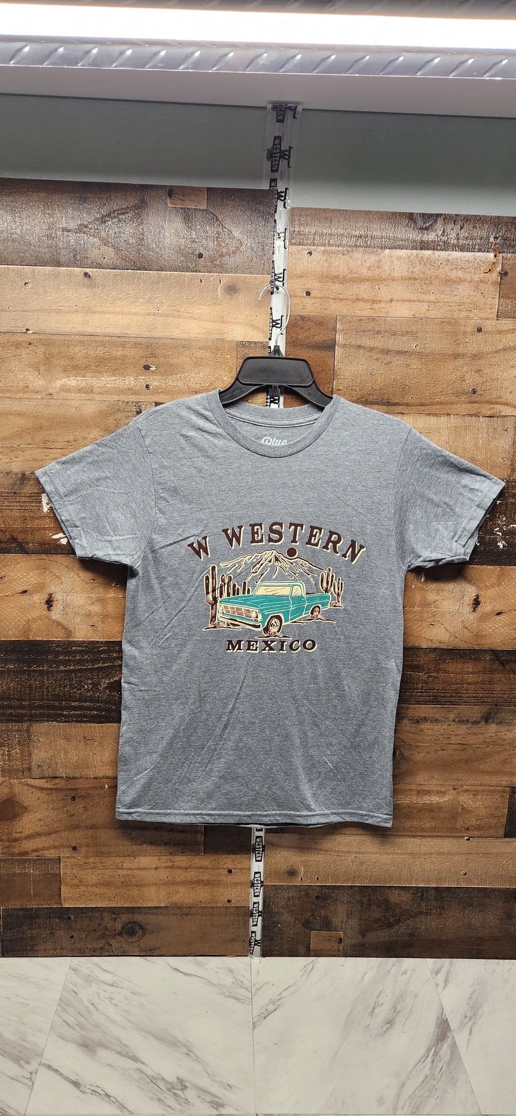 W Western Mexico Unisex Shirt - Grey