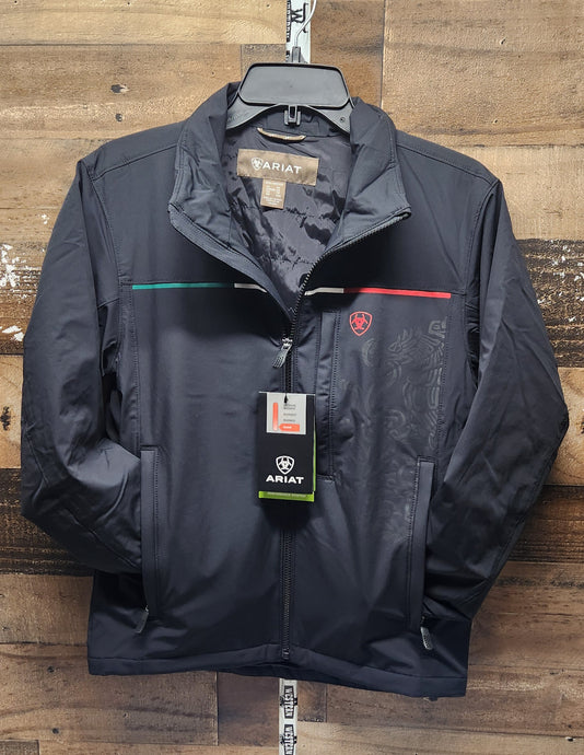 Ariat Pioneer Strechshell México Jacket Men's - Black/Black