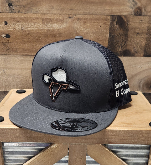 CP Sombreros El Caporal - Grey/Black
