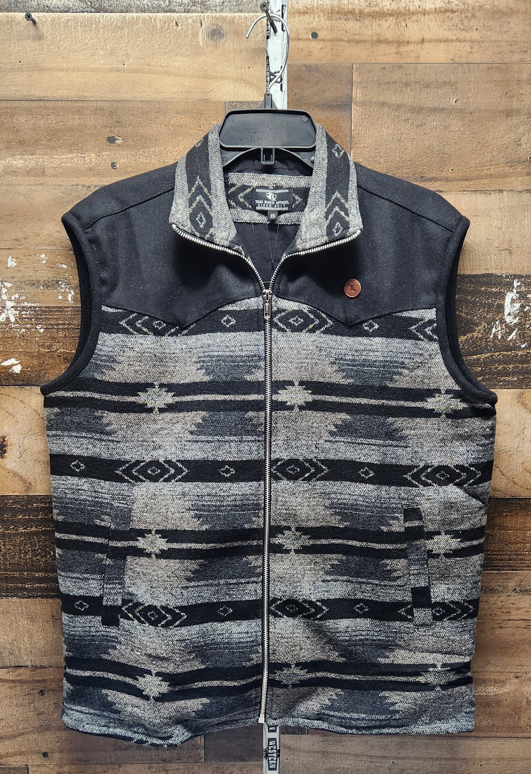 Texas Ranch Aztec Vest Men's