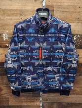Load image into Gallery viewer, Men's Rock&amp;Roll Jacket - Jacouard Bomber Navy