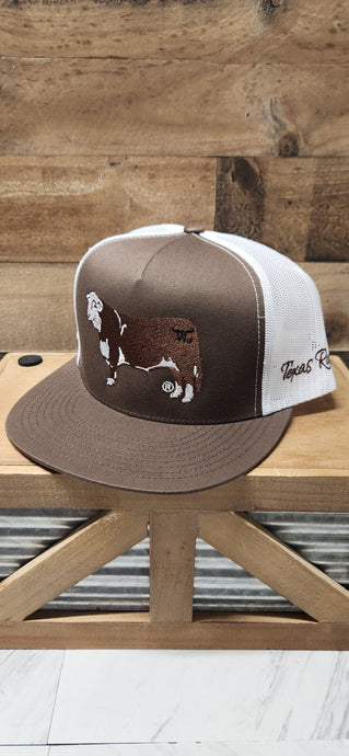 Brown Bull - Brown/White