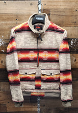 Load image into Gallery viewer, Men's Rock&amp;Roll Jacket- Aztec Stripe Bomber Taupe