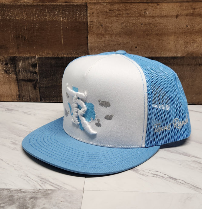 TR in The Clouds - Blue/White/Blue