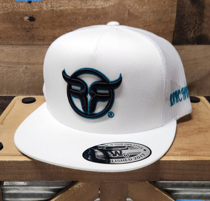 RF Turquoise - White/White