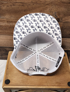 JH And TR Edition - White/White Black Logo