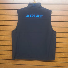 Load image into Gallery viewer, Ariat Men’s Logo 2.0 Softshell Vest - Black/Cobalt