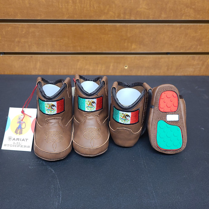 Ariat Lil’ Infant Mexican Flag Stompers