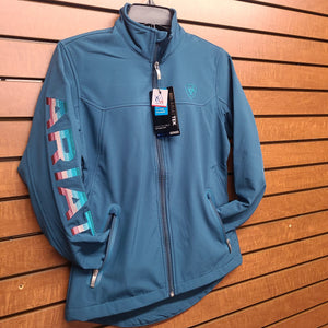 Ariat Women’s New Team Softshell Jacket - Eurasian Teal Serape