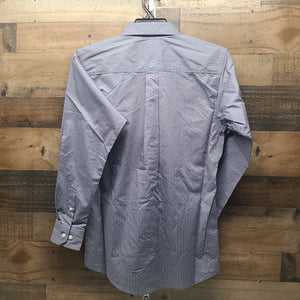 Ariat Men’s Relentless Implacable Classic Fit Shirt - Folkstone Gray