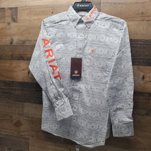 Load image into Gallery viewer, Ariat Team Shad Classic Fit Men’s Shirt -  Sharkskin