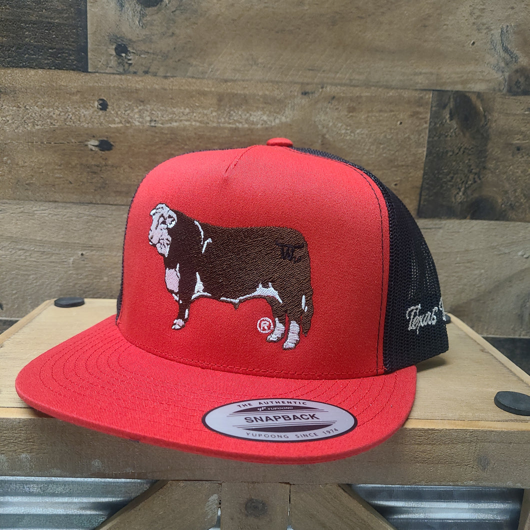Brown Bull - Red/Black