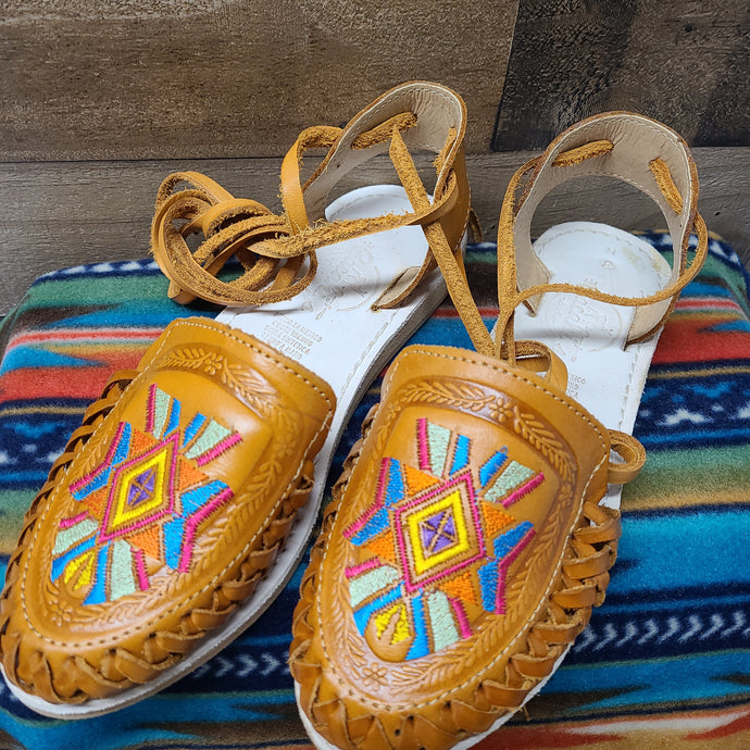 Huarache Aztec-Brown Leather