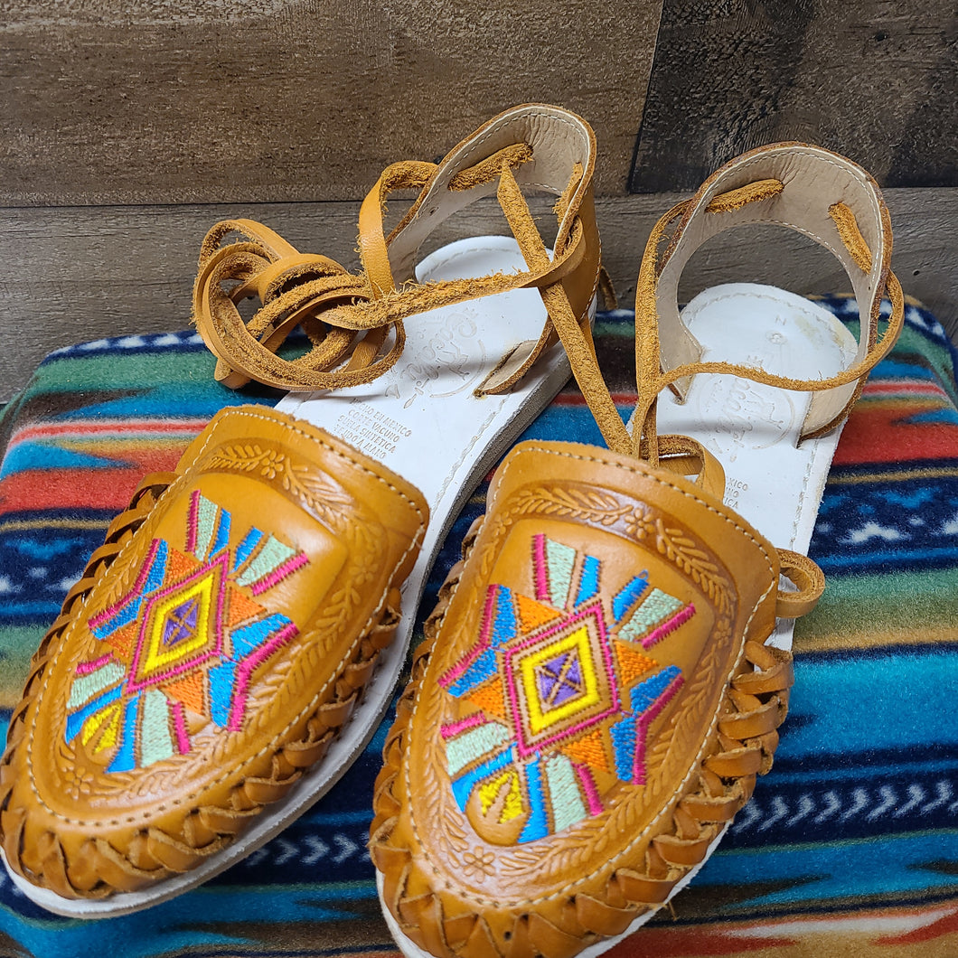 Huarache Aztec-Brown Leather