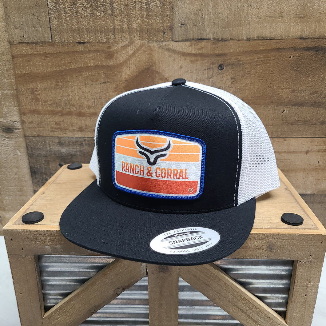 R&C Navy Outline -Black/White