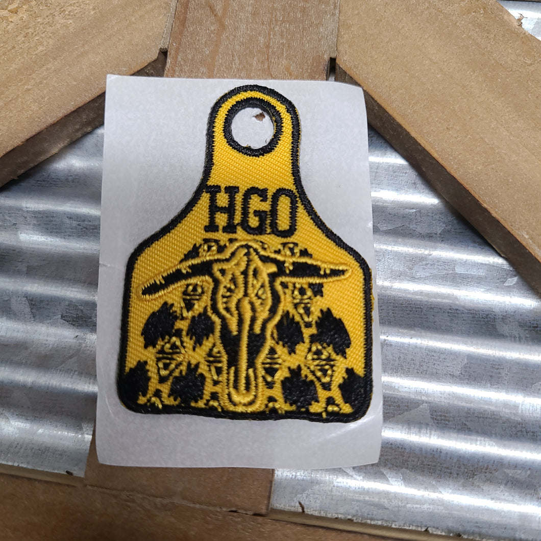 Cow Skull Tag HGO Patch