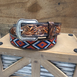 3D Men’s Diamond Aztec Belt