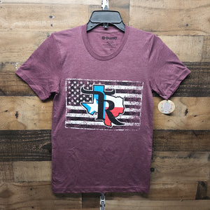 Texas Ranch Unisex Federal Tee - Maroon