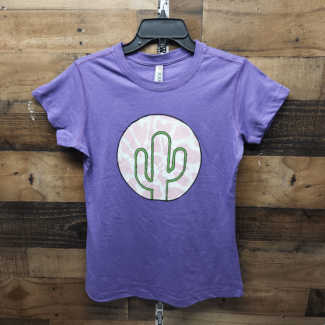 Tekila Women's Cactus T-Shirt-Purple