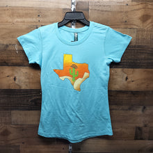 Load image into Gallery viewer, Tekila Women&#39;s Texas Desert T-Shirt - Sky Blue