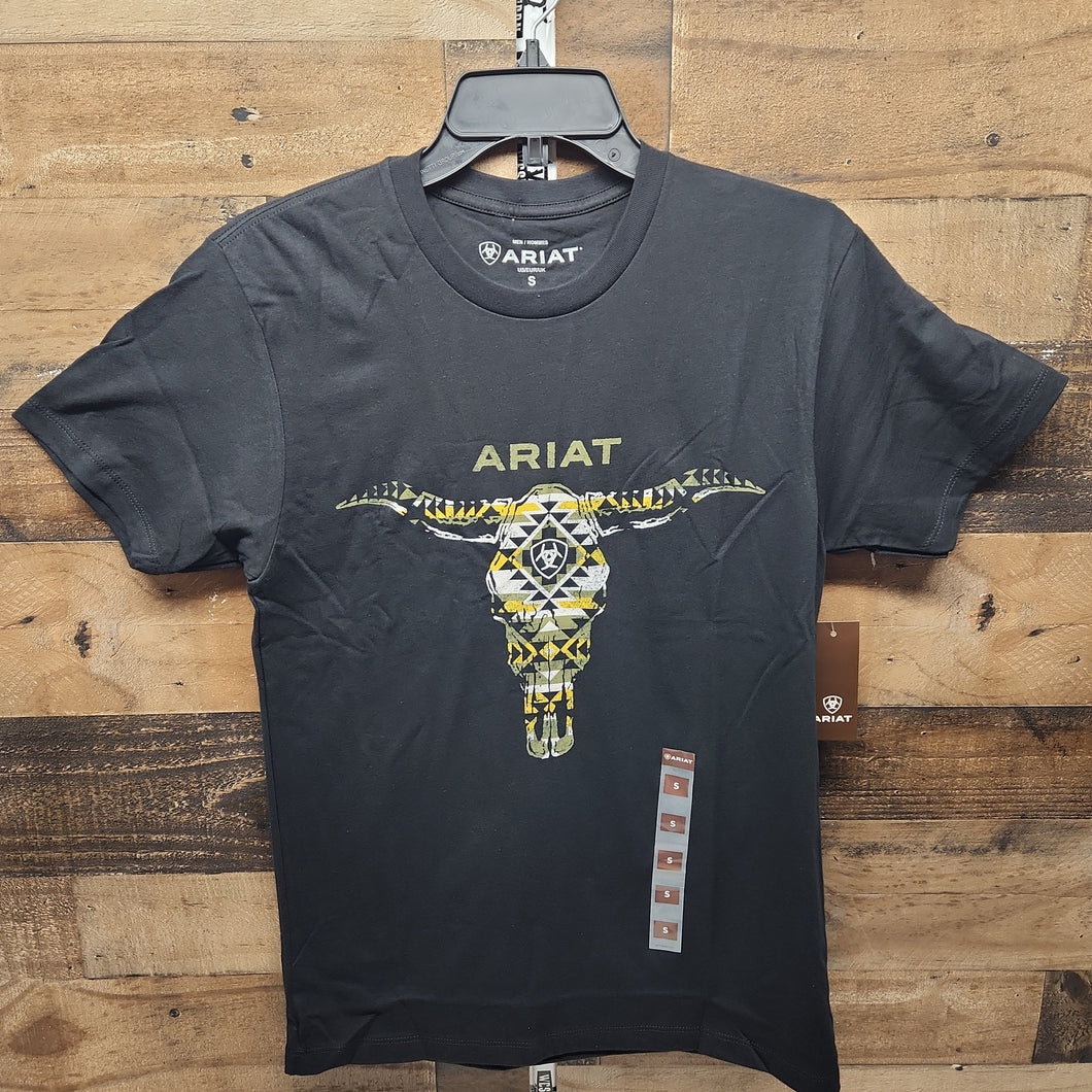 Ariat Men's Blanket Skull Shirt - Black